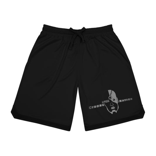 Cyborg Nation Basketball Shorts, Athletic Apparel for Sports Fans, Workout Shorts, Casual Wear, Gift for Gamers
